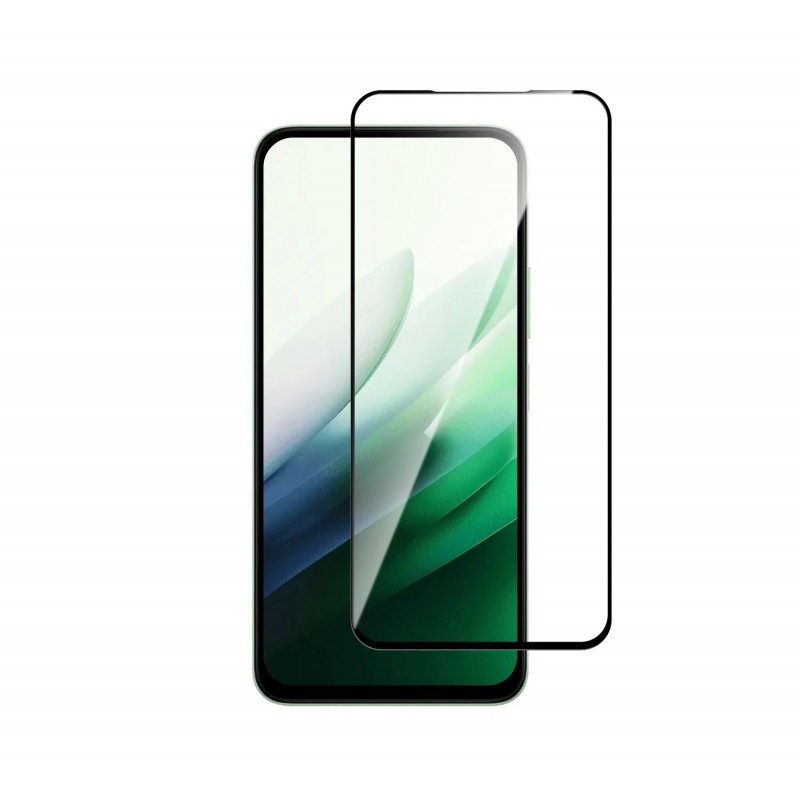 Θήκη Vivid Set Gelly Case Clear + Full Face Tempered Glass Xiaomi Redmi 15 5G Black