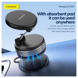 Βάση Αυτοκινήτου Foneng CP129 Magnetic Car Holder Black