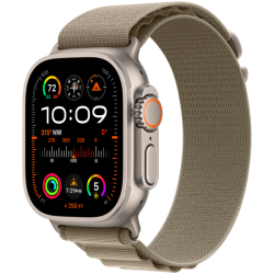 Apple Watch Ultra 2 GPS + Cellular Olive Alpine Loop Titanium 49mm Μεταχειρισμένο με 23 μήνες Εγγύηση