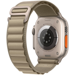 Apple Watch Ultra 2 GPS + Cellular Olive Alpine Loop Titanium 49mm Μεταχειρισμένο με 23 μήνες Εγγύηση