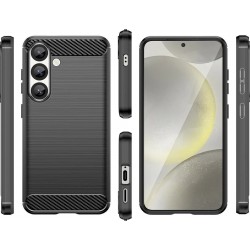 Θήκη TPU Carbon Fiber Brushed Xiaomi Redmi 15 4G / 5G Black