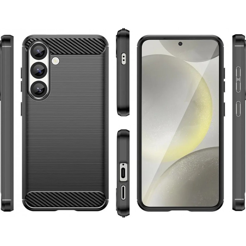 Θήκη TPU Carbon Fiber Brushed Xiaomi Redmi 15 4G / 5G Black