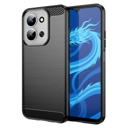 Θήκη TPU Carbon Fiber Brushed Xiaomi Redmi 15C 5G / 4G / Poco C85 4G Black Θήκη TPU Carbon Fiber Brushed Xiaomi Redmi 15C 5G / 4G / Poco C85 4G Black