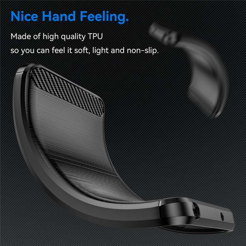 Θήκη TPU Carbon Fiber Brushed Xiaomi Redmi 15C 5G / 4G / Poco C85 4G Black Θήκη TPU Carbon Fiber Brushed Xiaomi Redmi 15C 5G / 4G / Poco C85 4G Black