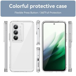 Θήκη Acrylic Space Case Color Edge Xiaomi Redmi 15 4G / 5G Transparent