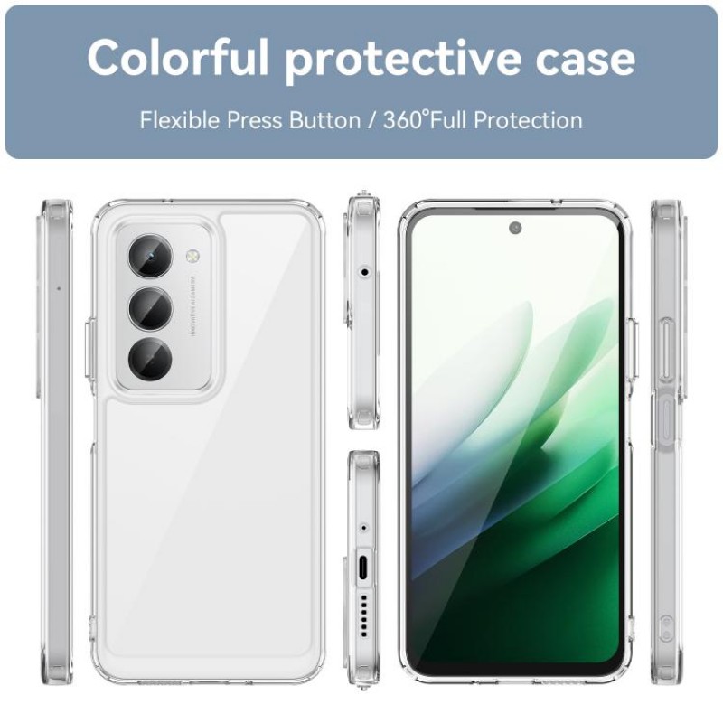 Θήκη Acrylic Space Case Color Edge Xiaomi Redmi 15 4G / 5G Transparent