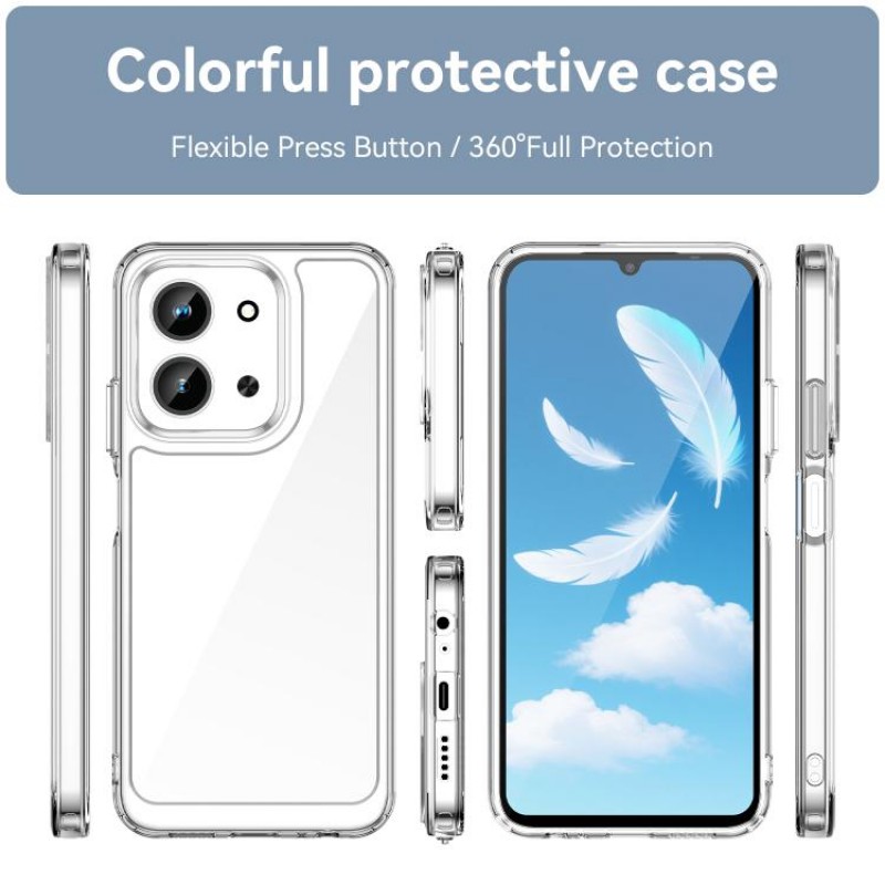Θήκη Acrylic Space Case Color Edge Xiaomi Redmi 15C 5G / 4G / Poco C85 4G Transparent Θήκη Acrylic Space Case Color Edge Xiaomi Redmi 15C 5G / 4G / Poco C85 4G Transparent