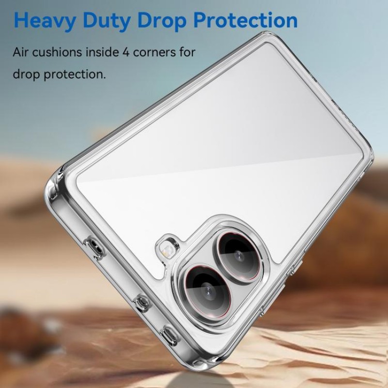 Θήκη Acrylic Space Case Color Edge Xiaomi Poco F7 5G / Redmi Turbo 4 Pro 5G Transparent Θήκη Acrylic Space Case Color Edge Xiaomi Poco F7 5G / Redmi Turbo 4 Pro 5G Transparent