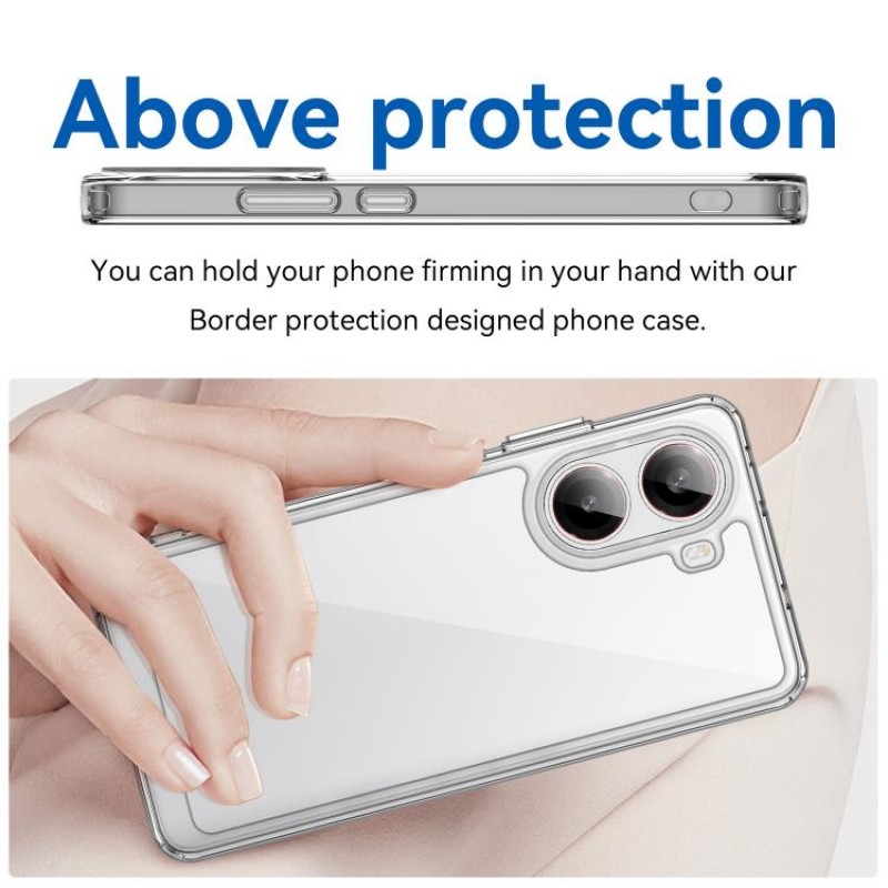 Θήκη Acrylic Space Case Color Edge Xiaomi Poco F7 5G / Redmi Turbo 4 Pro 5G Transparent Θήκη Acrylic Space Case Color Edge Xiaomi Poco F7 5G / Redmi Turbo 4 Pro 5G Transparent