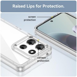 Θήκη Acrylic Space Case Color Edge Motorola Moto G56 5G Transparent