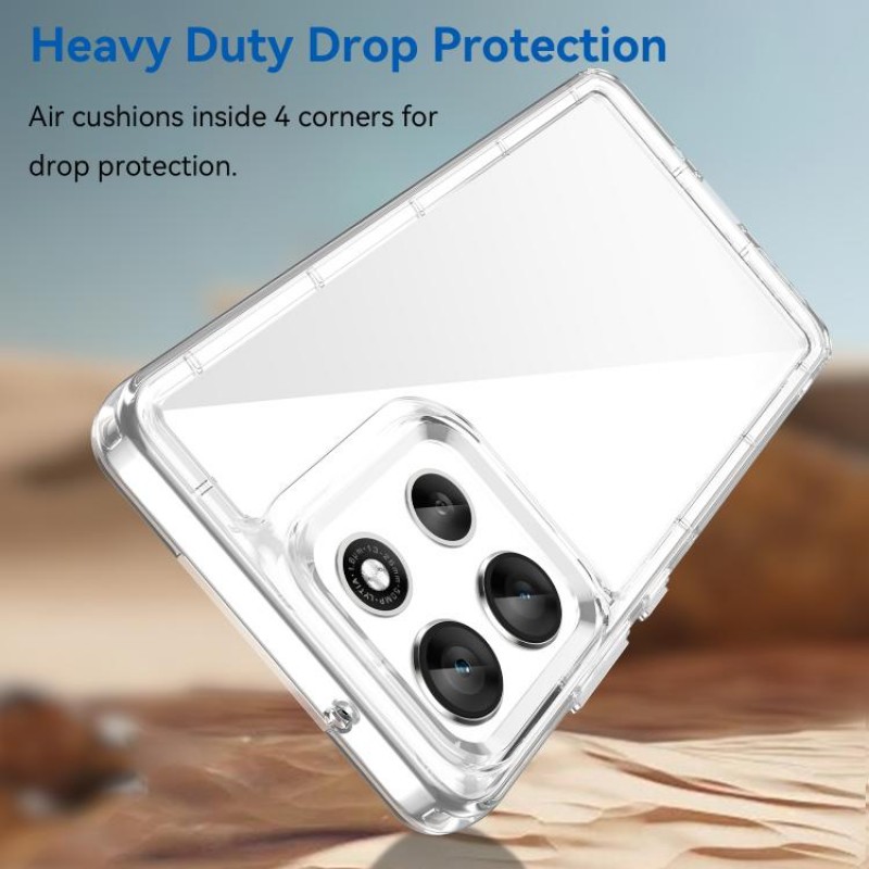 Θήκη Acrylic Space Case Color Edge Motorola Moto G86 5G Transparent