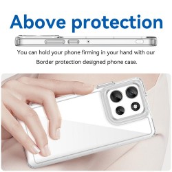 Θήκη Acrylic Space Case Color Edge Motorola Moto G86 5G Transparent