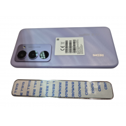 Mobile Holder with Sticker Leather Type Purple