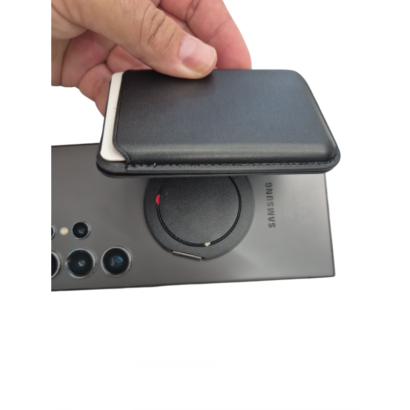Βάση στήριξης Universal Magsafe Ring for Wallet Black