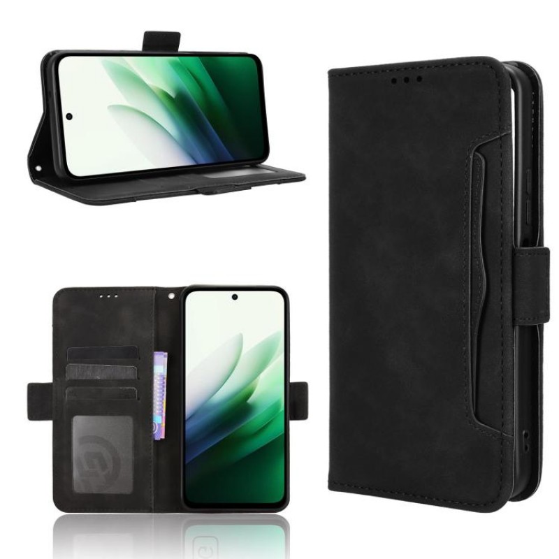 Θήκη Book Leather Wallet Xiaomi Redmi 15 4G / 5G Black