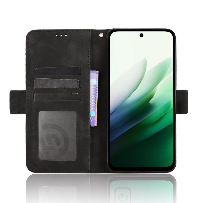 Θήκη Book Leather Wallet Xiaomi Redmi 15 4G / 5G Black