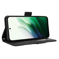 Θήκη Book Leather Wallet Xiaomi Redmi 15 4G / 5G Black