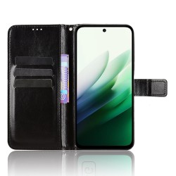 Θήκη Book Leather Wallet With Stand Card Holder Xiaomi Redmi 15C 5G / 4G / Poco C85 4G Black