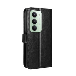 Θήκη Book Leather Wallet With Stand Card Holder Xiaomi Redmi 15C 5G / 4G / Poco C85 4G Black