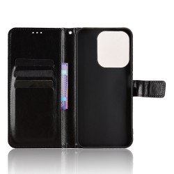 Θήκη Book Leather Wallet With Stand Card Holder Xiaomi Redmi 15C 5G / 4G / Poco C85 4G Black
