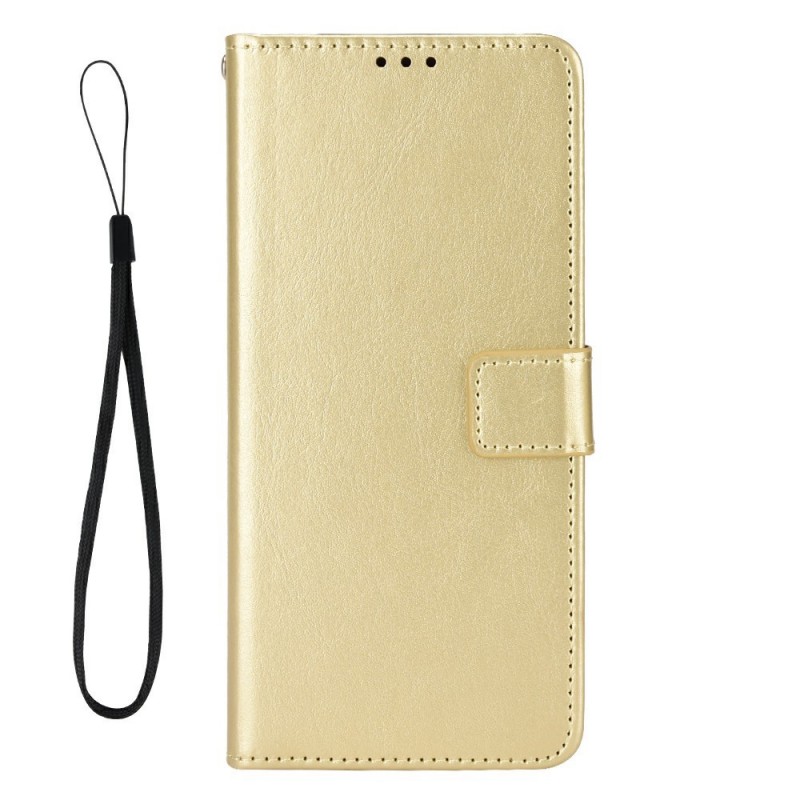 Θήκη Book Leather Wallet With Stand Card Holder Realme Note 70T Gold