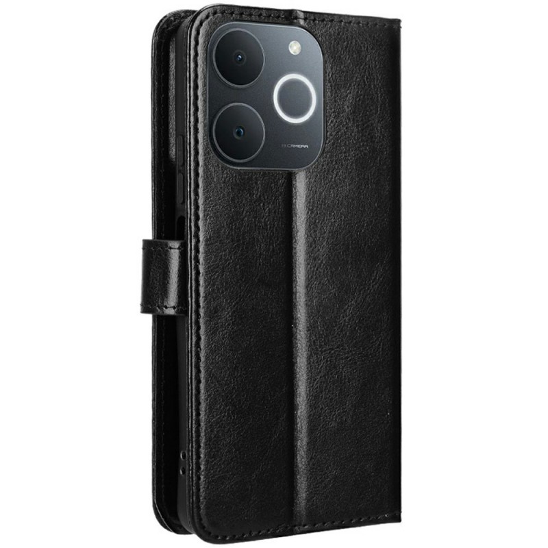 Θήκη Book Leather Wallet With Stand Card Holder Realme Note 70T Black