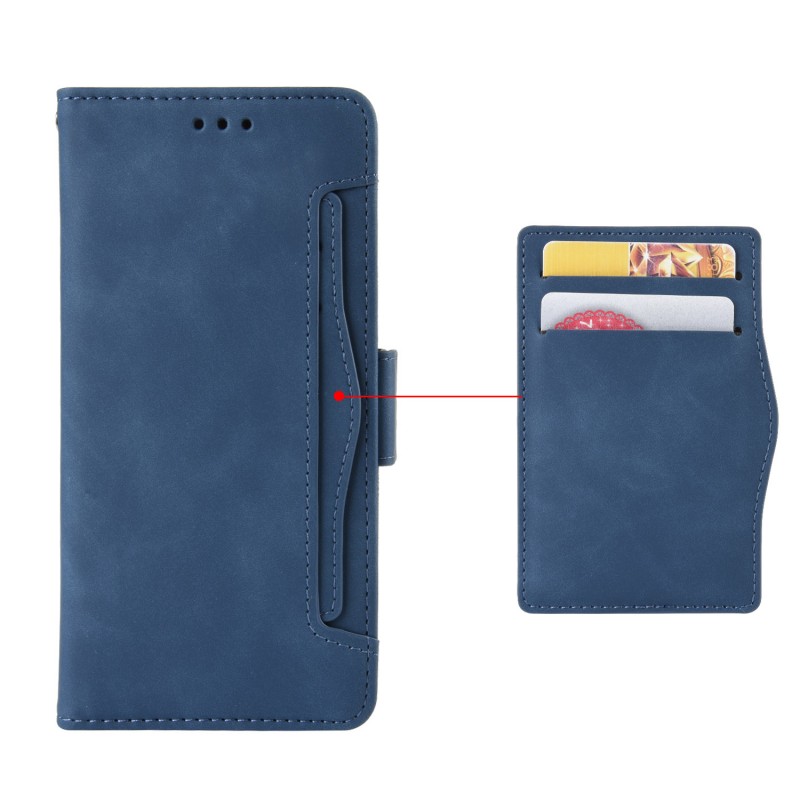Θήκη Book Leather Wallet Motorola Moto G56 Blue