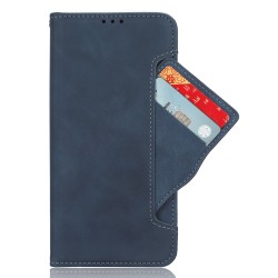 Θήκη Book Leather Wallet Motorola Moto G56 Blue