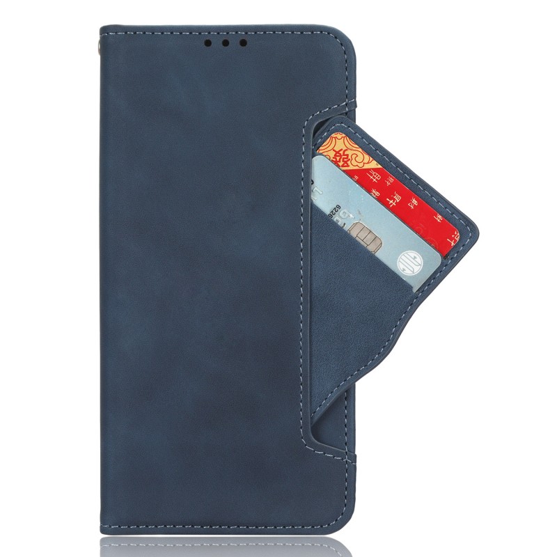 Θήκη Book Leather Wallet Motorola Moto G56 Blue