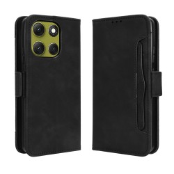 Θήκη Book Leather Wallet Motorola Moto G86 Black
