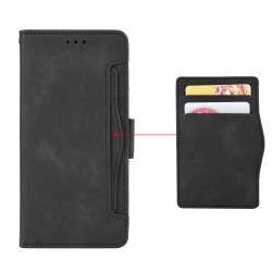 Θήκη Book Leather Wallet Motorola Moto G86 Black