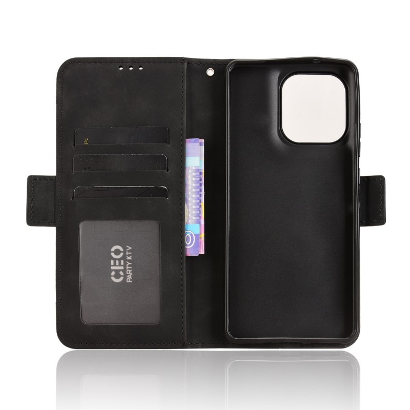 Θήκη Book Leather Wallet Motorola Moto G86 Black