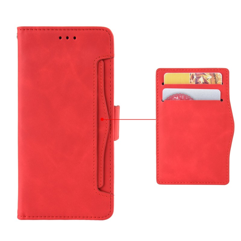 Θήκη Book Leather Wallet Motorola Moto G86 Red