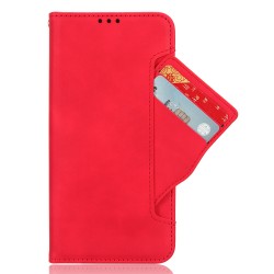 Θήκη Book Leather Wallet Motorola Moto G86 Red