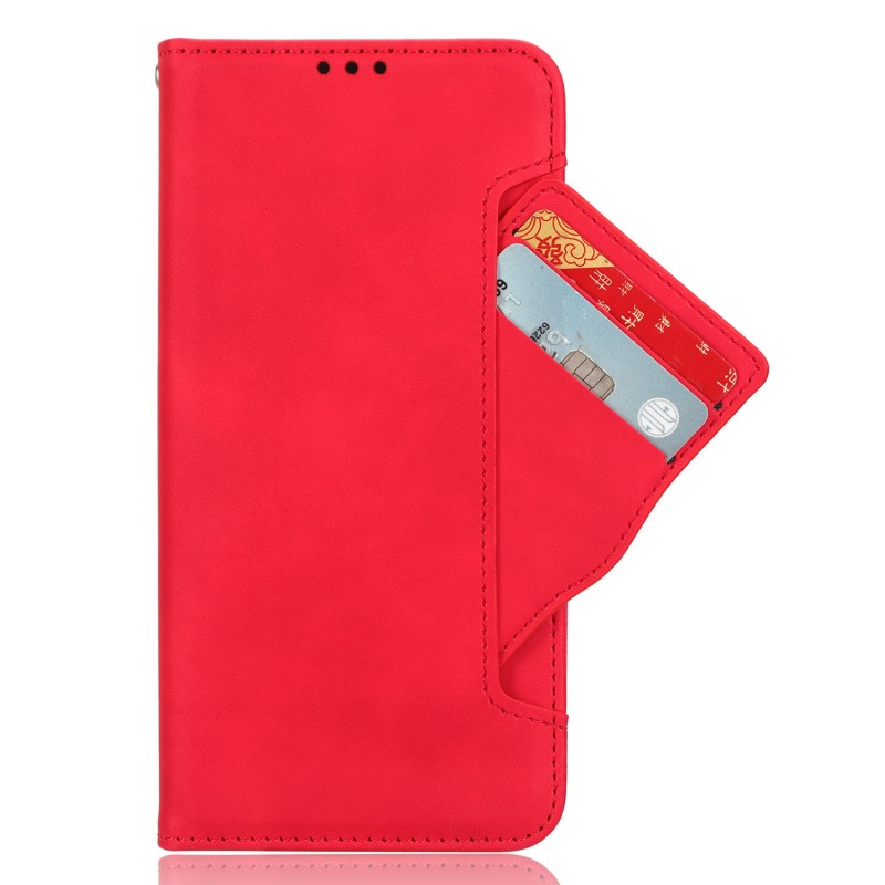 Θήκη Book Leather Wallet Motorola Moto G86 Red