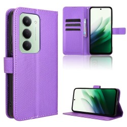 Θήκη Book Magnetic & Card Holder Wallet Xiaomi Redmi 15 5G / 4G Purple