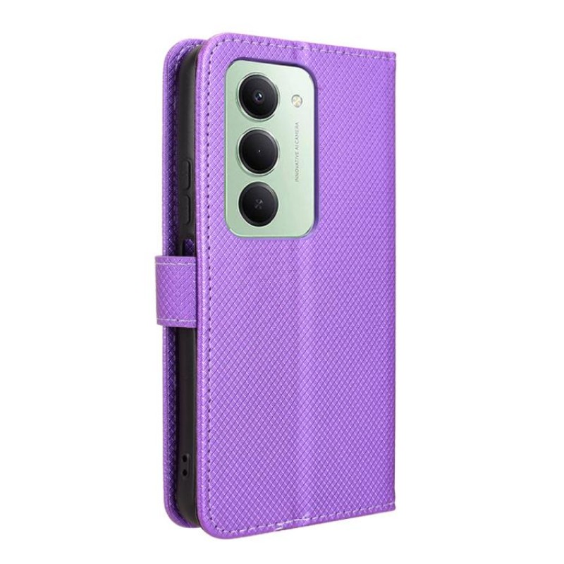 Θήκη Book Magnetic & Card Holder Wallet Xiaomi Redmi 15 5G / 4G Purple