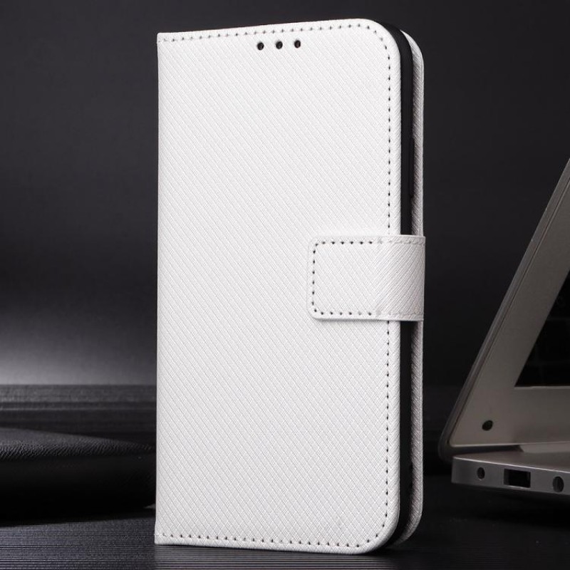 Θήκη Book Magnetic & Card Holder Wallet Xiaomi Redmi 15 5G / 4G White