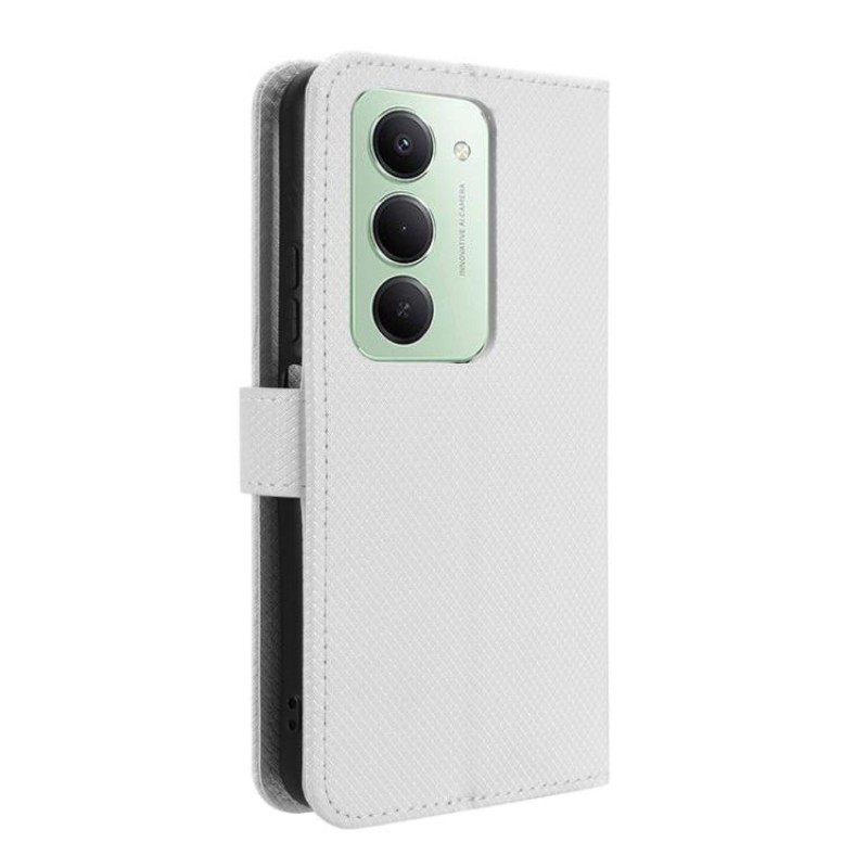 Θήκη Book Magnetic & Card Holder Wallet Xiaomi Redmi 15 5G / 4G White
