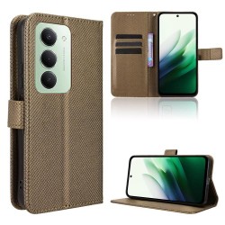 Θήκη Book Magnetic & Card Holder Wallet Xiaomi Redmi 15 4G / 5G Brown