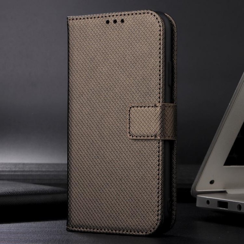 Θήκη Book Magnetic & Card Holder Wallet Xiaomi Redmi 15 4G / 5G Brown