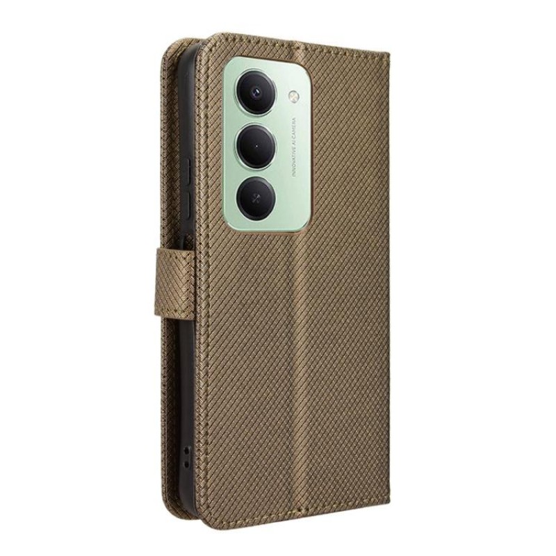 Θήκη Book Magnetic & Card Holder Wallet Xiaomi Redmi 15 4G / 5G Brown