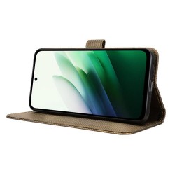 Θήκη Book Magnetic & Card Holder Wallet Xiaomi Redmi 15 4G / 5G Brown