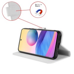 Θήκη Book Magnetic & Card Holder Wallet Xiaomi Redmi 15C 5G / 4G / Poco C85 4G White