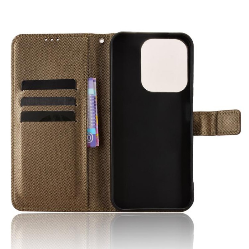 Θήκη Book Magnetic & Card Holder Wallet Xiaomi Redmi 15C 5G / 4G / Poco C85 4G Brown
