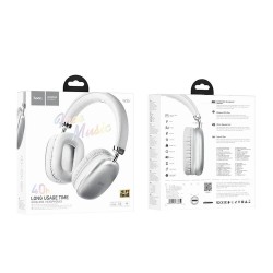 Ακουστικά Hoco W35 Bluetooth Headphones 3.5mm Silver