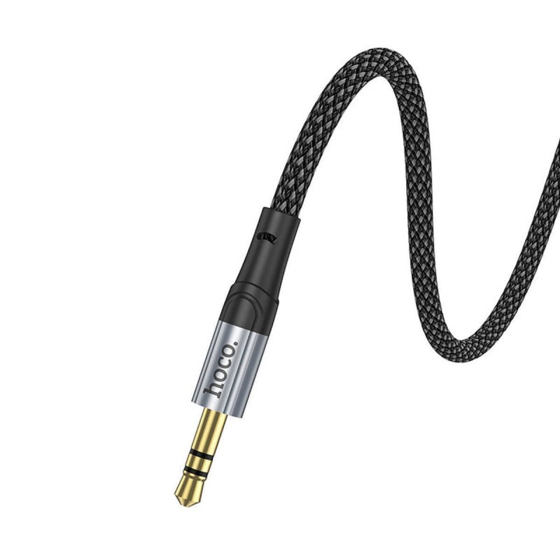Καλώδιο Audio Hoco UPA26 Braided USB-C to Jack 3.5mm Aux 1m Black