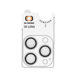 Γυαλί Προστασίας Tel Protect Camera Lens iPhone 15 Pro / 15 Pro Max Tempered Glass 9H AntiCrash / AntiShock Ultra Transparent