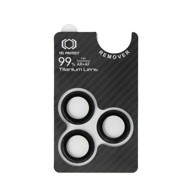 Γυαλί Προστασίας Tel Protect Camera Titanium Lens 99% AR Aramid Series iPhone 15 Pro / 15 Pro Max Tempered Glass 9H AntiCrash / AntiShock Ultra