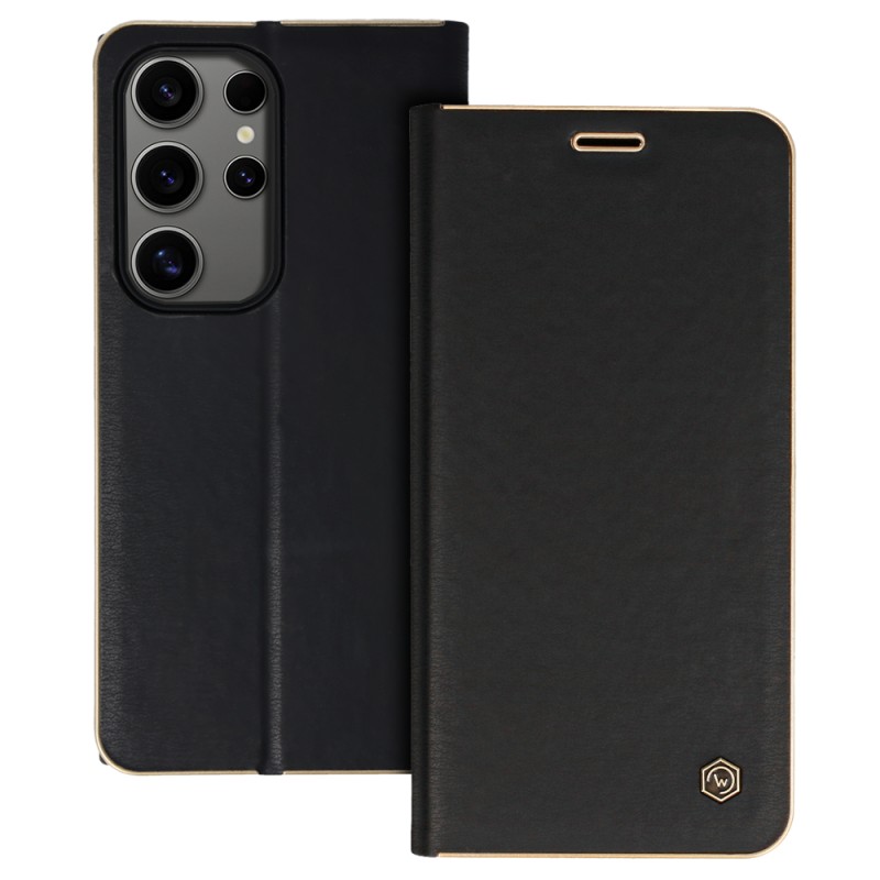 Θήκη Book Wonder Frame Samsung Galaxy S24 Ultra 5G S928 Black